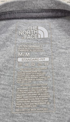 The North Face Shirt Mens Medium Gray Long Sleeve Logo Graphic Outdoor Tee