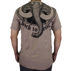 SURE Elephant Men T-Shirt Ganesha Ganesh Hindu Yoga Bohemian Vintage Casual SU07