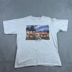VTG DAVE BARNHOUSE T-Shirt Adult XL Common Ground Tractor Farm Earth Tones 90s