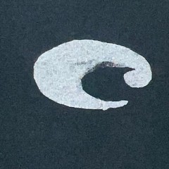 COSTA DEL MAR T Shirt Mens Medium Black Short Sleeve Born On The Water Marlin