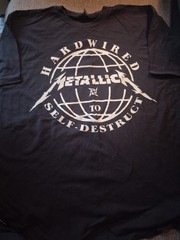 Metallica, Mens T-Shirt, Size XXL, Hardwired To Self Destruct