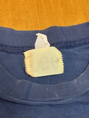 70’s Lee Jeans Logo T Shirt Navy Single Stitch Rare