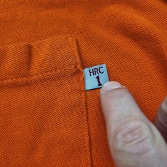 Tyndale Flame Resistant Shirt Mens 2XL Henley Orange HRC1 Long Sleeve Work