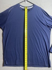Peter Millar Performance Aurora Long Sleeve Base Layer Mens XXL Blue Stretch