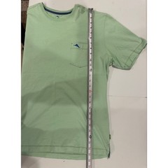 Tommy Bahama Relax Mens Light Green Pima Cotton Pocket T Shirt L G