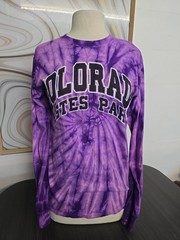 Vintage Y2ks Tye Dye Estes Park Colorado Longsleeve Mens Small But Fits Women