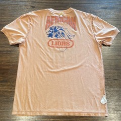 VTG 2005 AG Mens M/L Reversible Graphic Print Tee Crewneck Zaire African Lions
