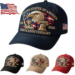 250th Anniversary USA Hat Adjustable United States 250th Anniversary Hat Ret…