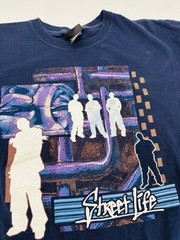 Vintage 2000s Y2K No Boundaries Street Life Hip Hop Rap Shirt Size Large