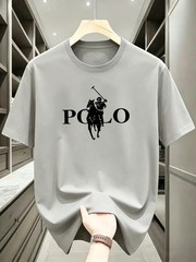 Men’s Summer Casual Business Short Sleeved Round T-shirt, Simple Fashionable