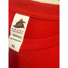 Smart Blanks Mens Red Virgin of Guadalupe Nuestra Reyna Graphic T-Shirt XL
