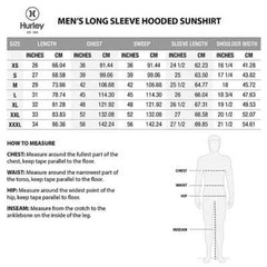 Hurley Men’s Sunny Side Hybrid Stretch Hooded UV T-Shirt Size XXL Blue