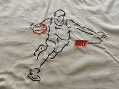 Nike Basketball The Nike Tee White Graphic T-Shirt Size XL