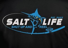 Salt Life Men’s Big & Tall, “Reel Time”, Graphic T-Shirt, Size LT