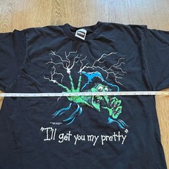 Vintage 1992 Wicked Witch I’ll Get You My Pretty Single Stitch XL T-Shirt Used