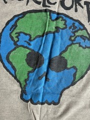 Vintage 1994 Recycle Or Die T Shirt Med Planet Earth Skull Mother Nature Obscure