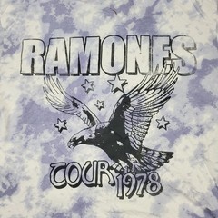 Ramones Shirt Mens Medium Purple Tie Dye 1978 Tour Band Music Punk Rock 70s Flaw