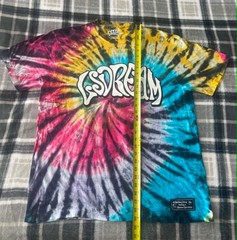 XL LSDream Choose Your Adventure V.2 Tie Dye Double-Sided Graphic Print T-Shirt