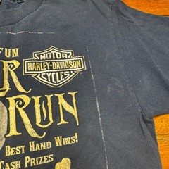 Harley-Davidson Joker Poker Run T-Shirt Mens Small Navy Brandywine PA Dealer