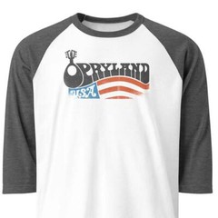 Opryland USA Nashville unisex 3/4 sleeve raglan baseball t-shirt