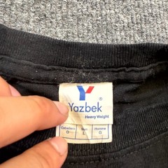 Yazbek T-Shirt Men’s L Black Sayulita Graphic Print Outdoor Casual Summer