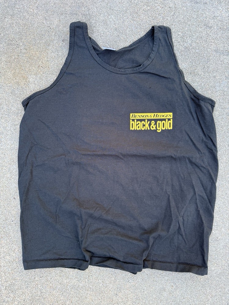 VTG 90’s Benson And Hedges Tank Top XL Black Shirt HIp Hop Single Stitch Dead St