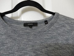 Men’s VINCE Long Sleeves Shirt Bluish Gray Small sku341/.8