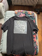 The North Face Men’s Black Graphic Logo Crew Neck T-Shirt Cotton Size L