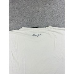 Y2K Sean John Long Sleeve T-Shirt Men XL White Signature Script Relaxed Urban