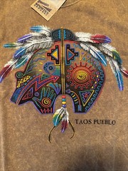 Vintage Taos Pueblo Southwest Native American Indian T-Shirt – Size (S) New