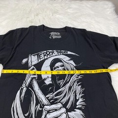 Terror Threads 100% Combed Ringspun Cotton Black T-shirt Men’s Size Medium