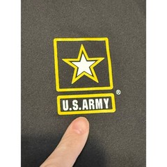 US Army Physical Fitness Uniform APFU T-Shirt Mens Medium Black Moisture Wicking