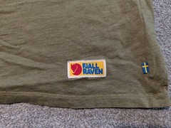 Fjall Raven Shirt Mens Small Green Vardag Crewneck T-shirt Fjallraven