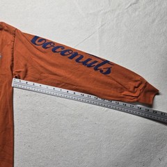 Coconuts Ocean City, MD Tee T-Shirt Orange Long Sleeve Adult Size S Small