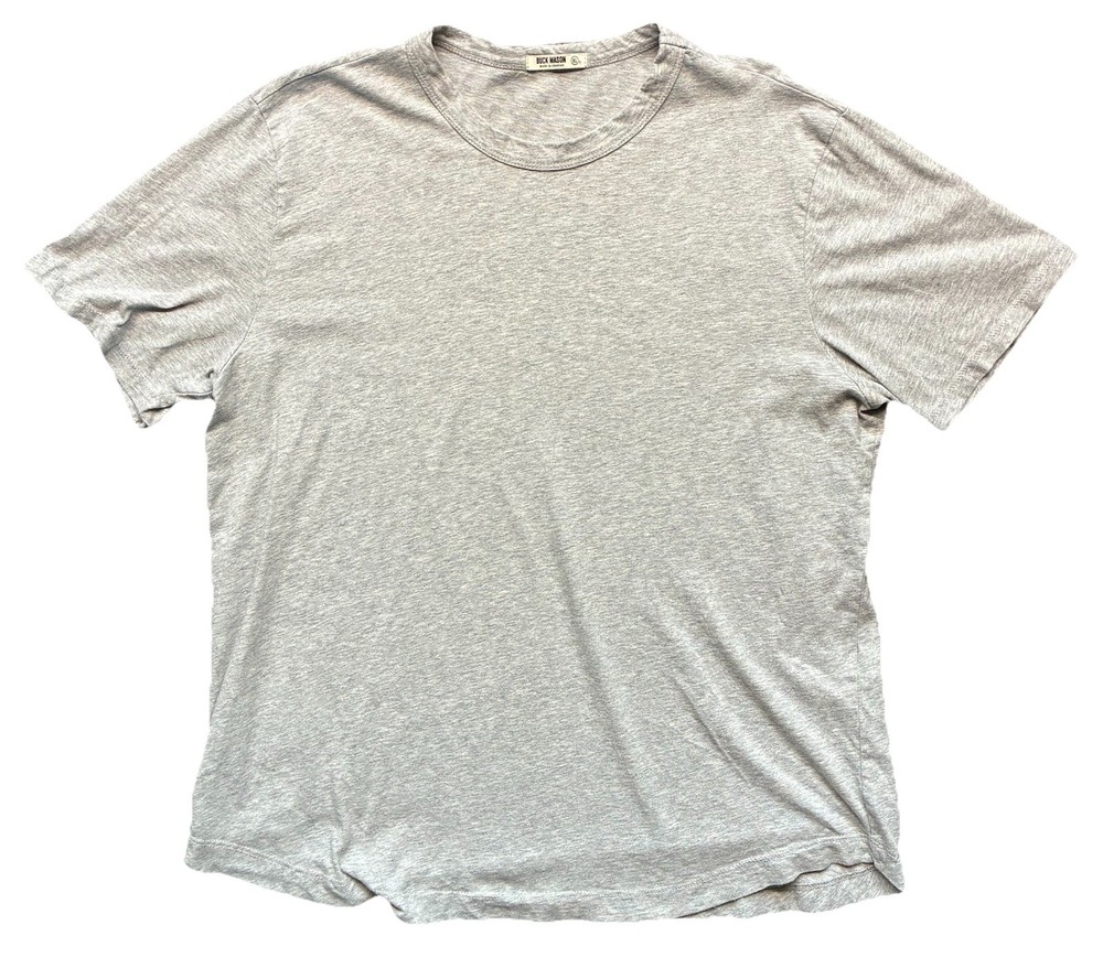 Buck Mason Shirt Mens XL T Signature Slub Classic Tee Crewneck Curved Hem USA