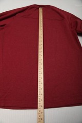 The Normal Brand Shirt Mens XL Burgundy Long Sleeve Pocket Crewneck Raglan Tee