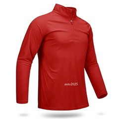 T-shirts Men’s 1/4 Long Sleeve T Shirts Fishing Hiking Tee Shirts Pullover Tops