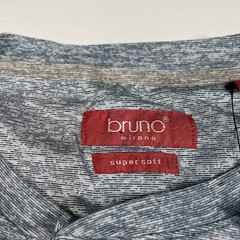Bruno Milano Shirt Men’s XL Corsair Blue Long Sleeve Super Soft Henley Tee NEW