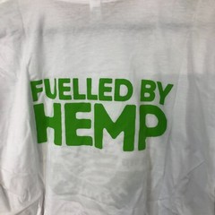 Sustainable Edition American Apparel NWT White Manitoba Har Hemp Foods L t-shirt