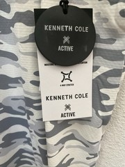 NEW Kenneth Cole Active T Shirt 2XL Beige Camo Crew Neck Tech SS Tee NWT $49