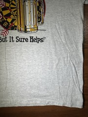 Vintage 90s Signal Sports Beer Dart Champ Graphic T-Shirt USA XL Gray 14