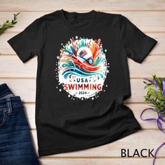 USA 2024 United States Athlete American Swimming 2024 USA Unisex T-shirt