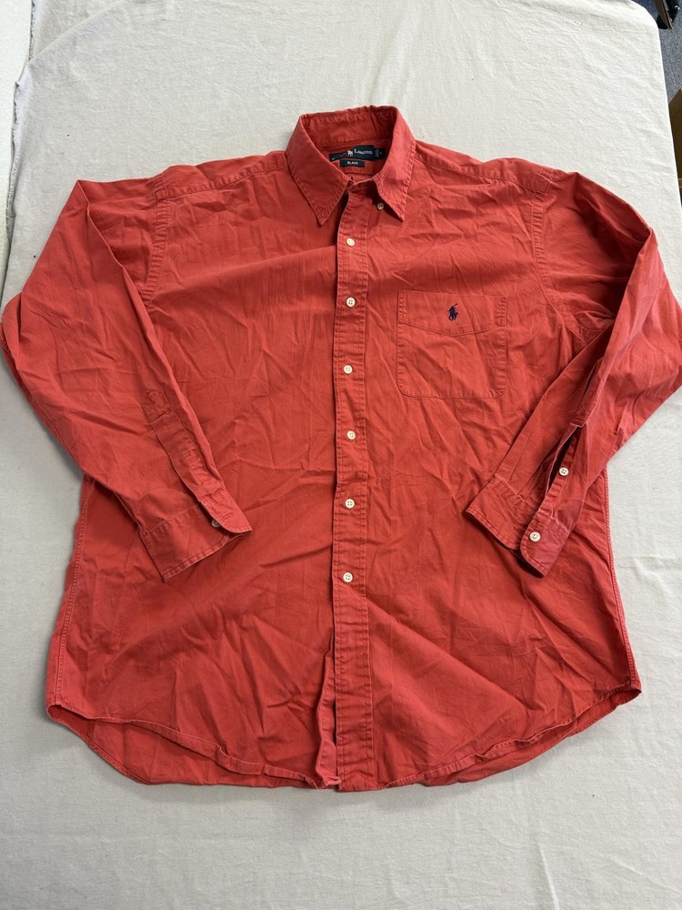 Ralph Lauren Blake Button Down LS Oxford Burnt Red – L