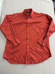 Ralph Lauren Blake Button Down LS Oxford Burnt Red – L