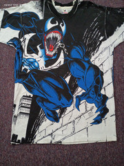 Vintage Marvel 1993 Venom T-Shirt Comic Spiderman Carnage 90s Size XL