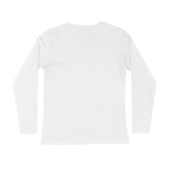 Round Neck White Color Mix Size Full Sleeve Casual Wear T shirt For Men