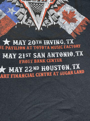 NEW TRIUMPH TEXAS Reloaded 2026 3 Nights Concert Tour XL Blk Rock N Roll Shirt