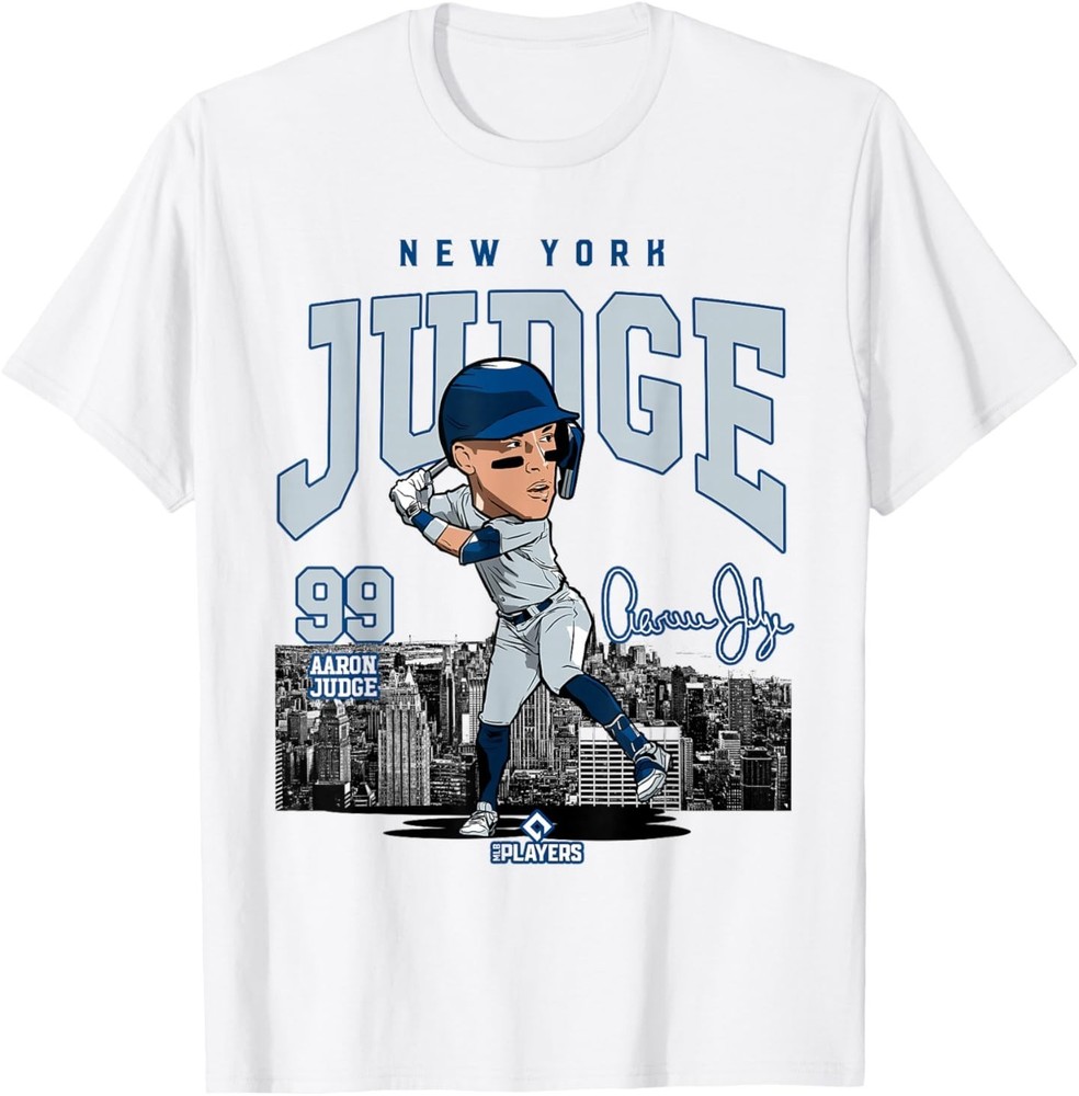 Aaron Judge – New York Baseball MLB Players – MLBJUD3005W T-Shirt