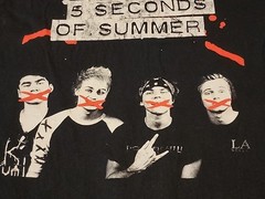 5 Seconds Of Summer Tour Tee 2015 Music Australia New Zealand Artists Live