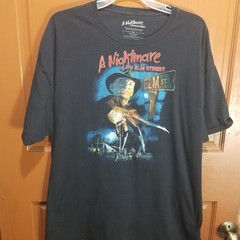 Nightmare On Elm Street T-Shirt Lot of 2 XXL Freddy Krueger Horror Movie Tees